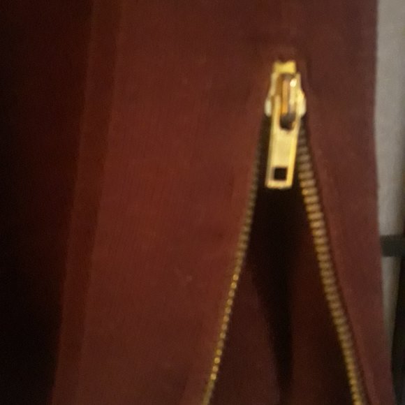 Louis Dell'Olio,Turtleneck Cranberry Sweater, Size LG, Side Zippers. FINAL price - Picture 2 of 3